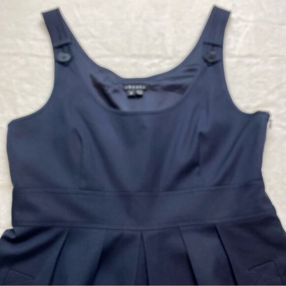 Theory Dark Blue Angeline Sleeveless Jumper Dress Size 8 - Picture 6 of 11